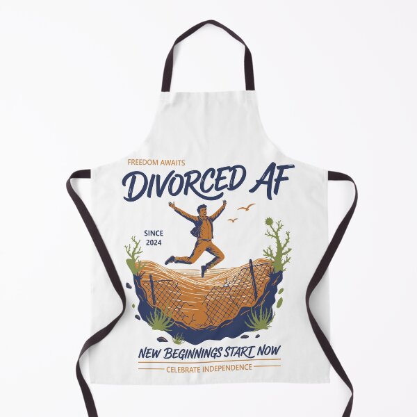 Item preview, Divorce Divorced AF Freedom Awaits Finally designed and sold by LuminOrb.
