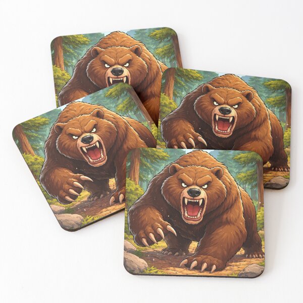 Item preview, Grizzly bear designed and sold by RiaBubble.