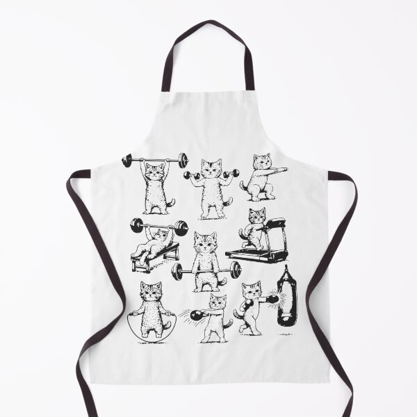 Item preview, Gym Cat Funny Fitness designed and sold by Hedoraxe.