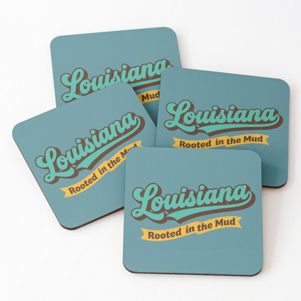 Item preview, Louisiana Mud Roots Retro Script Art Rooted in the Mud Vector State Pride designed and sold by Cozy-Old-Pub.