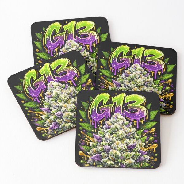 Item preview, G13 Graffiti Print | Earthy Sweet Indica Myth Strain Typography | Sedating 420 designed and sold by WAUZ.