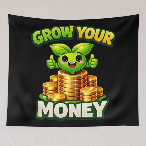 Item preview, Grow Your Money  designed and sold by AwesomeDigiShop.