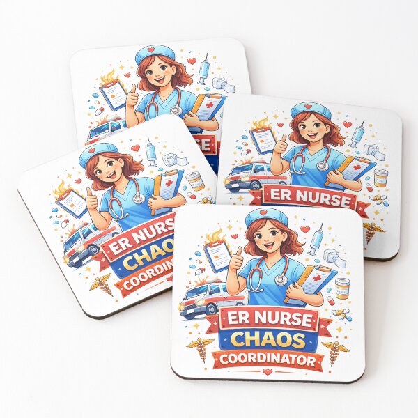 Item preview, ER Nurse Chaos Coordinator Funny designed and sold by the-dovlat.