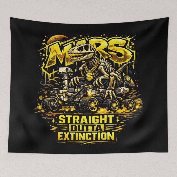 Item preview, Straight Outta Extinction Space Hip Hop Style designed and sold by SplashTastic.