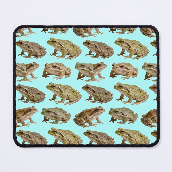 Item preview, large frogs boing boing on blue designed and sold by TerenceLacey.