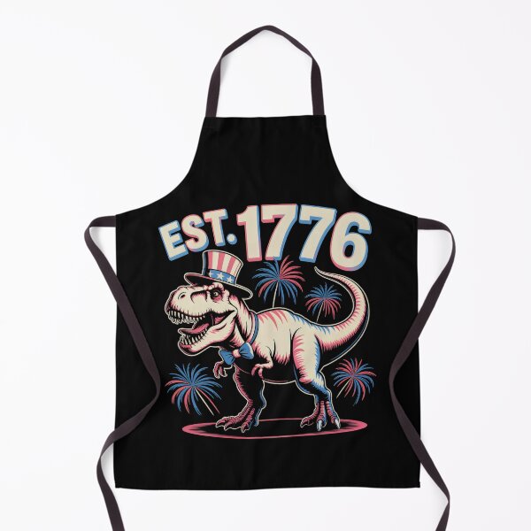 Item preview, Est 1776 Patriotic Fourth of July Dinosaur designed and sold by SplashTastic.