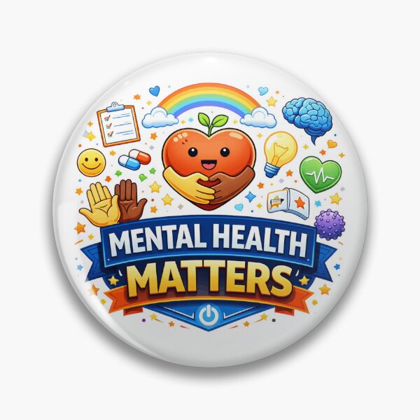 Item preview, Mental Health Matters Awareness Design designed and sold by the-dovlat.