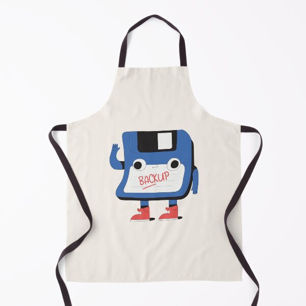 Item preview, Cute Retro Floppy Disk Backup Cartoon Character Mascot Illustration designed and sold by QuietBloom80.