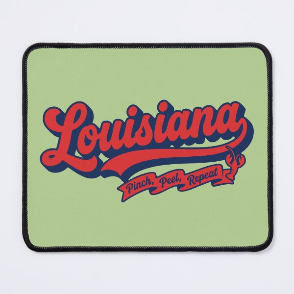 Item preview, Louisiana Retro Crawfish Boil Pinch Peel Repeat Vintage Script designed and sold by Cozy-Old-Pub.