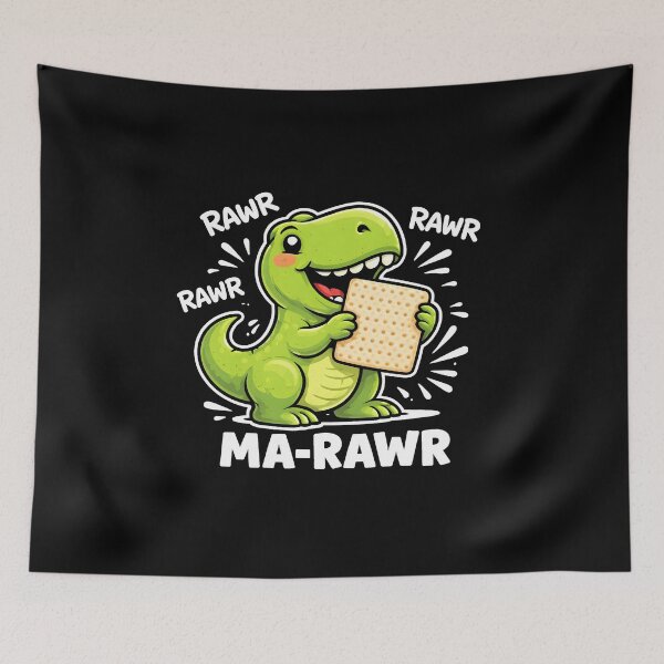 Item preview, Passover Maror Ma-Roar Dinosaur designed and sold by JODYSMORGAN.
