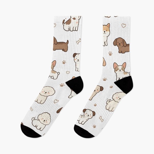 Item preview, Cute Kawaii Puppy Pattern – Adorable Dogs & Paws designed and sold by blankTeeShirt.