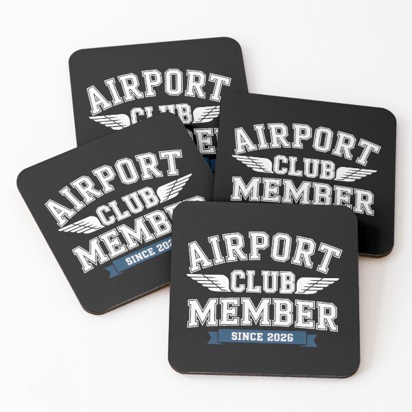 Item preview, Airport Club Member Travel Varsity Design designed and sold by SplashTastic.