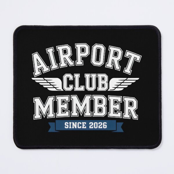 Item preview, Airport Club Member Travel Varsity Design designed and sold by SplashTastic.
