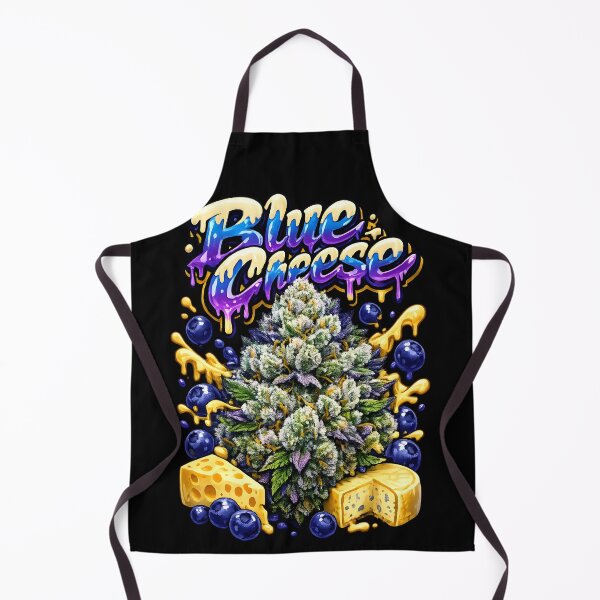 Item preview, Blue Cheese Graffiti Print | Cheesy Berry Indica Hybrid Typography | Relaxing 420 designed and sold by WAUZ.