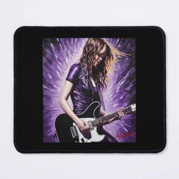 Item preview, Lzzy Hale Purple Lightning Powerful Rock Guitar designed and sold by Artisticanvas.