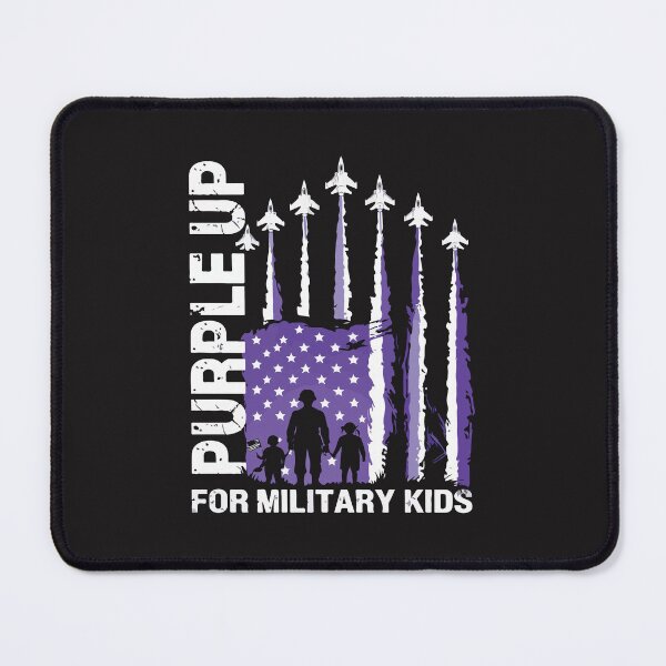 Item preview, Purple Up Military Kids Month USA Flag Support Military Child Design designed and sold by kiralynstration.