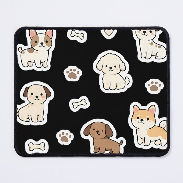 Item preview, Kawaii Puppy Sticker Pack – Cute Dog Illustrations Pattern designed and sold by blankTeeShirt.