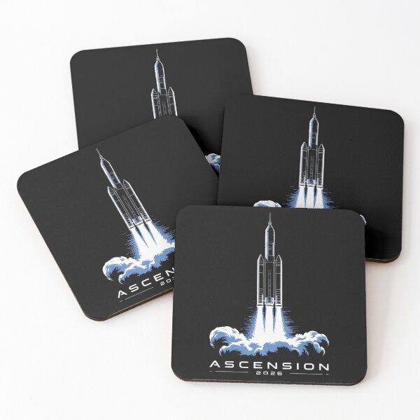 Item preview, Ascension 2026 — Rocket Launch Glitch Art Space Tee V3 designed and sold by DarylWelsh2024.