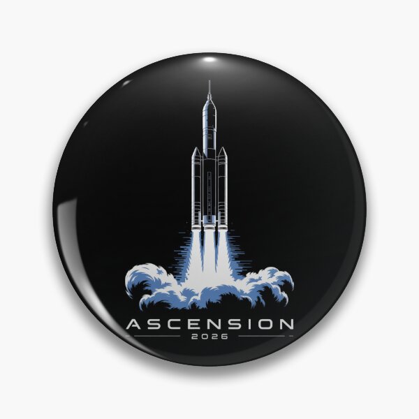 Item preview, Ascension 2026 — Rocket Launch Glitch Art Space Tee V3 designed and sold by DarylWelsh2024.