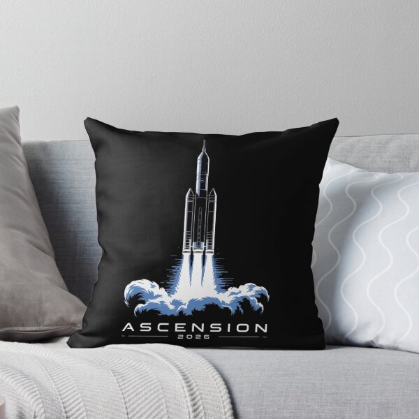 Item preview, Ascension 2026 — Rocket Launch Glitch Art Space Tee V3 designed and sold by DarylWelsh2024.
