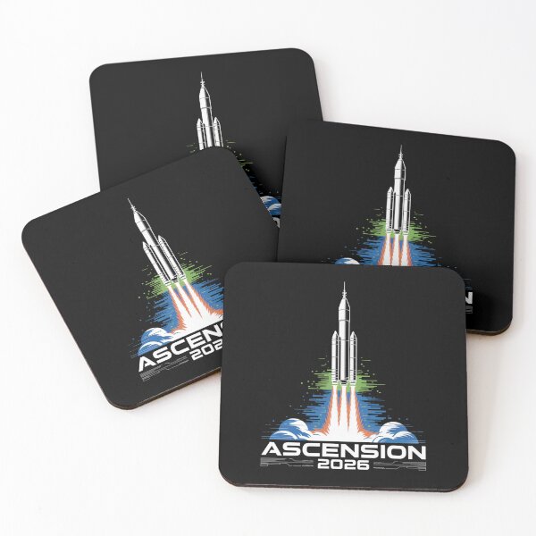 Item preview, Ascension 2026 — Rocket Launch Glitch Art Space Tee V4 designed and sold by DarylWelsh2024.