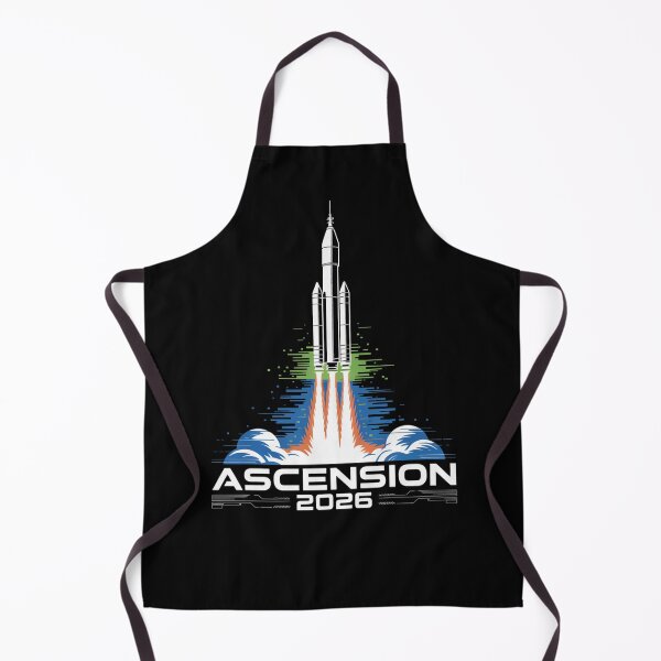 Item preview, Ascension 2026 — Rocket Launch Glitch Art Space Tee V4 designed and sold by DarylWelsh2024.