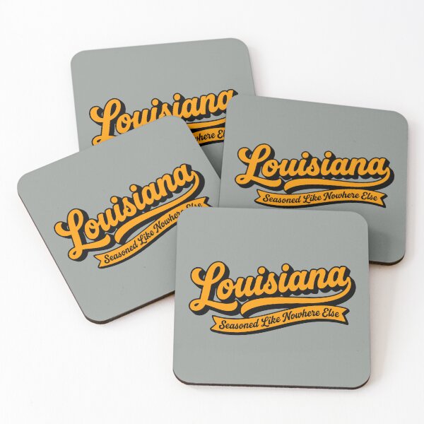 Item preview, Vintage Louisiana Retro 70s Script Sticker Art Seasoned Like Nowhere Else designed and sold by Cozy-Old-Pub.