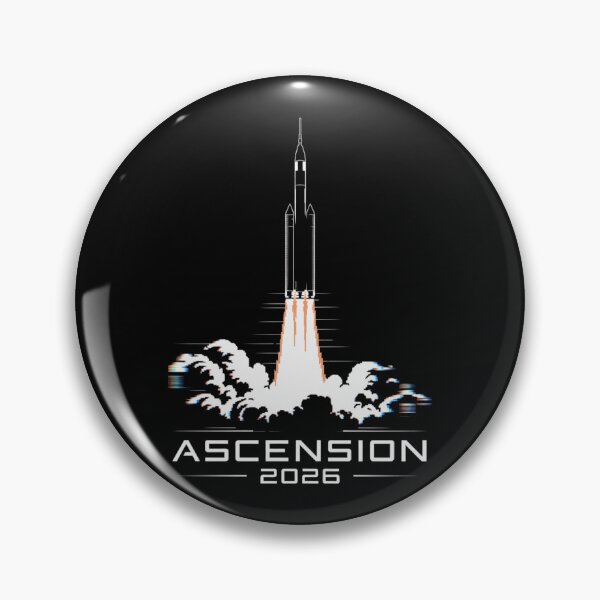 Item preview, Ascension 2026 — Rocket Launch Glitch Art Space Tee V5 designed and sold by DarylWelsh2024.