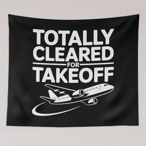 Item preview, Totally Cleared For Takeoff Pilot Adventure designed and sold by SplashTastic.