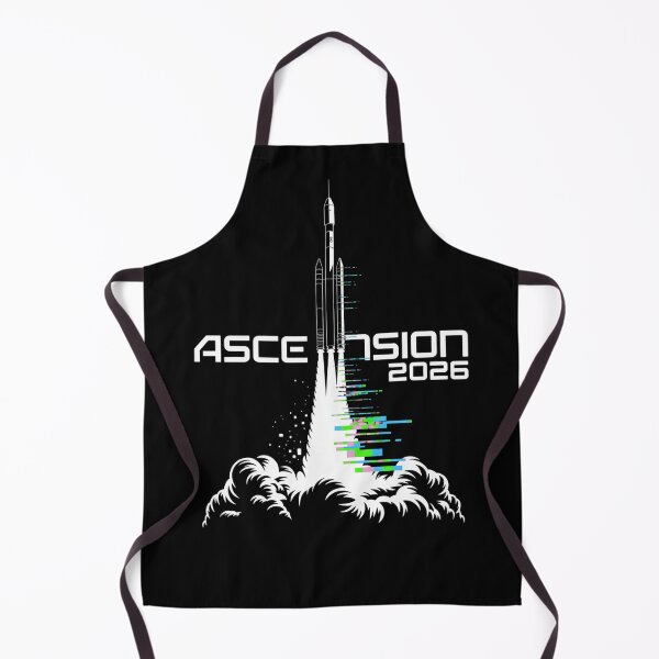 Item preview, Ascension 2026 — Rocket Launch Glitch Art Space Tee V6 designed and sold by DarylWelsh2024.