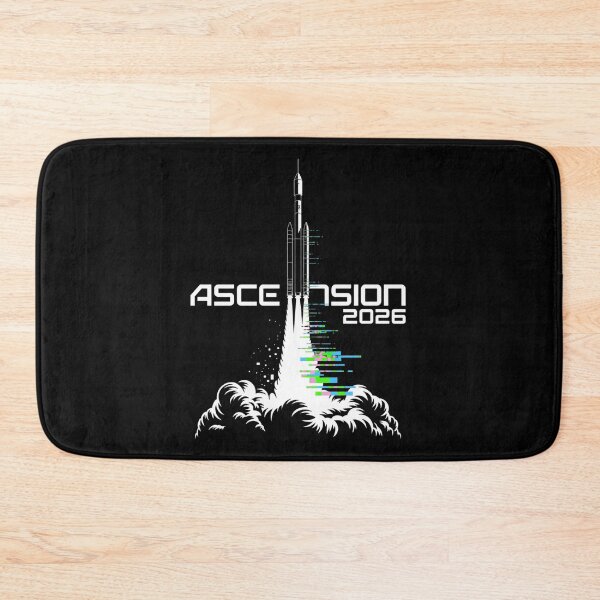 Item preview, Ascension 2026 — Rocket Launch Glitch Art Space Tee V6 designed and sold by DarylWelsh2024.