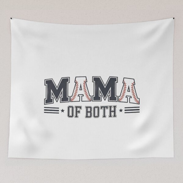Item preview, Mom of Both Softball & Baseball – Proud Sports Mom Game Day designed and sold by THREE LITTLE BEANS.