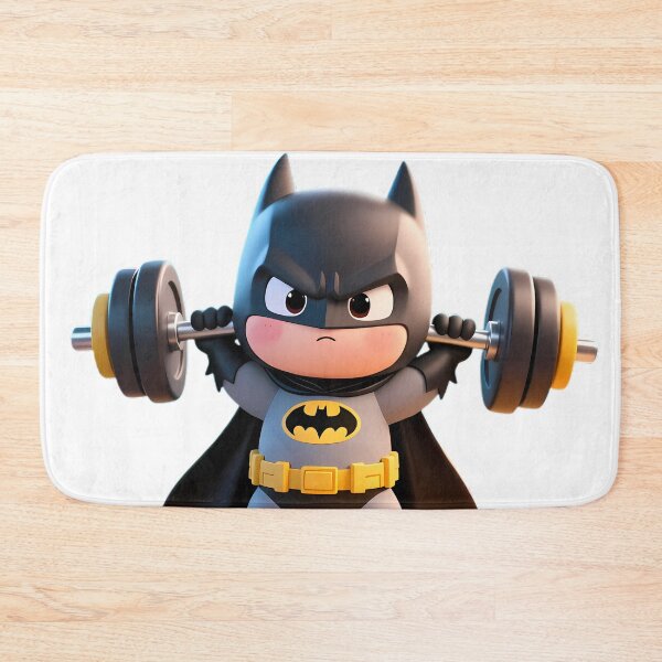 Item preview, Tiny Vigilante Strength Illustration | Adorable Chibi Squat & Gym Design designed and sold by LoomisDreams.