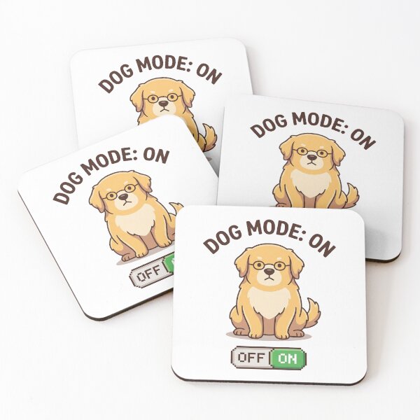 Item preview, Dog Mode On T-Shirt | Funny Dog Lover Gift | Cute Golden Retriever Tee designed and sold by Egyptian king ⭐⭐⭐⭐⭐.