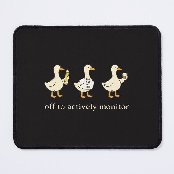 Item preview, Funny Teacher Testing Day Goose Actively Monitoring Exam Humor Design designed and sold by kiralynstration.