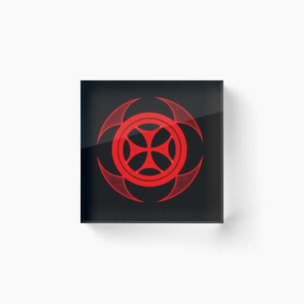 Item preview, Crop circle red cross grainy designed and sold by MessageToEarth.