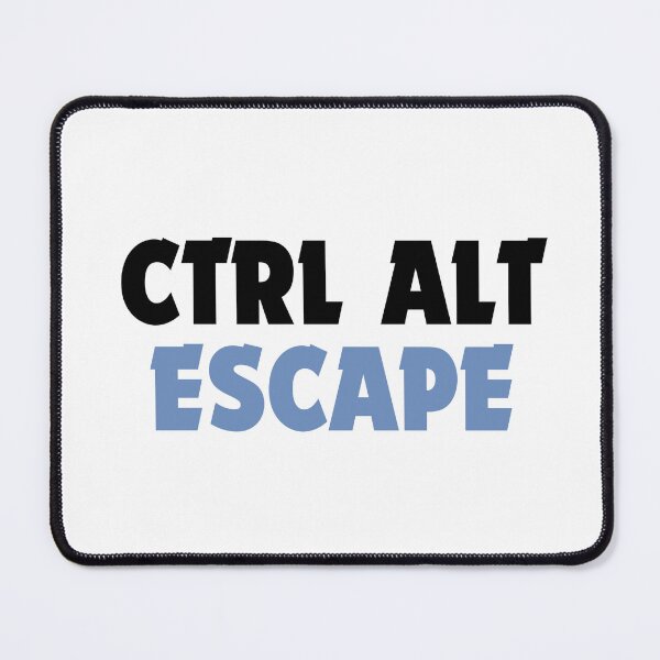 Item preview, Ctrl Alt Escape-Minimalist Keyboard Humor Design designed and sold by DomKo10.