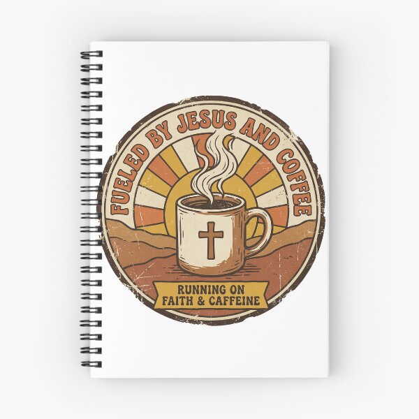 Item preview, Fueled By Jesus And Coffee T-Shirt | Funny Christian Gift | Faith Coffee Lover Tee designed and sold by Egyptian king ⭐⭐⭐⭐⭐.
