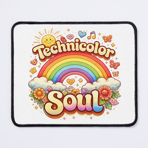 Item preview, Technicolor Soul - Vibrant Rainbow Abstract Art designed and sold by Sashka-.