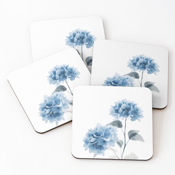 Item preview, Blue hydrangea flowers designed and sold by uunaa.