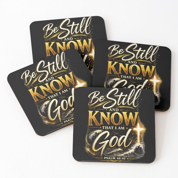 Item preview, Be Still and Know That I Am God — Psalm 46:10 designed and sold by AbidingCreatives.