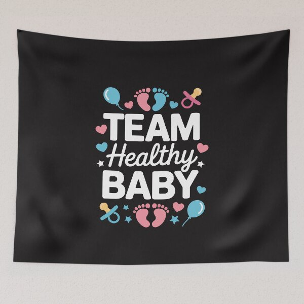 Item preview, Team Pink Team Blue Gender Reveal Party Family Baby Celebration Design designed and sold by kiralynstration.