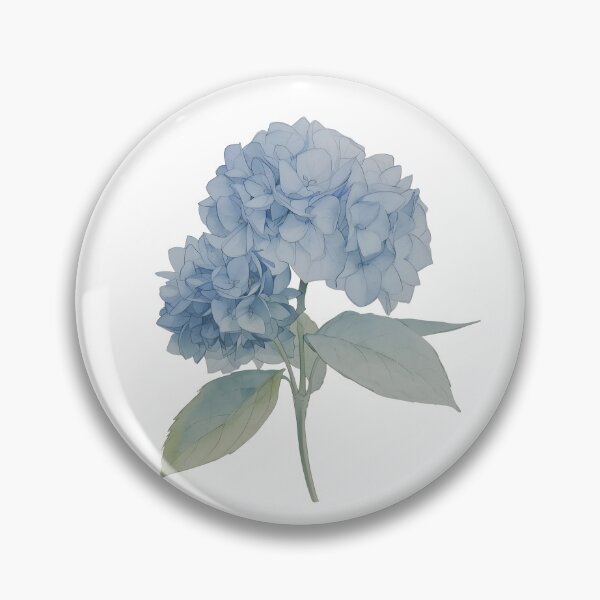 Item preview, Blue hydrangea flowers designed and sold by uunaa.