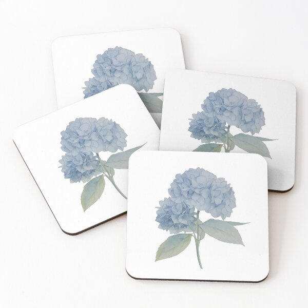 Item preview, Blue hydrangea flowers designed and sold by uunaa.