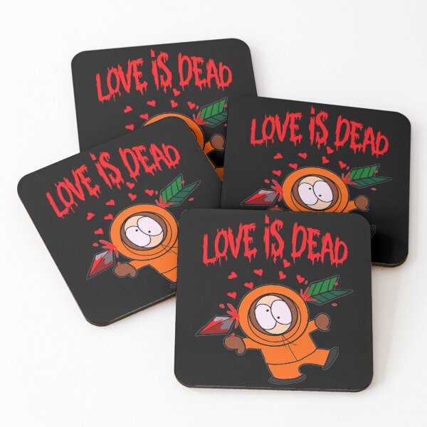 Item preview, Love Is Dead | Kenny | South Park designed and sold by Crimson Dawn.