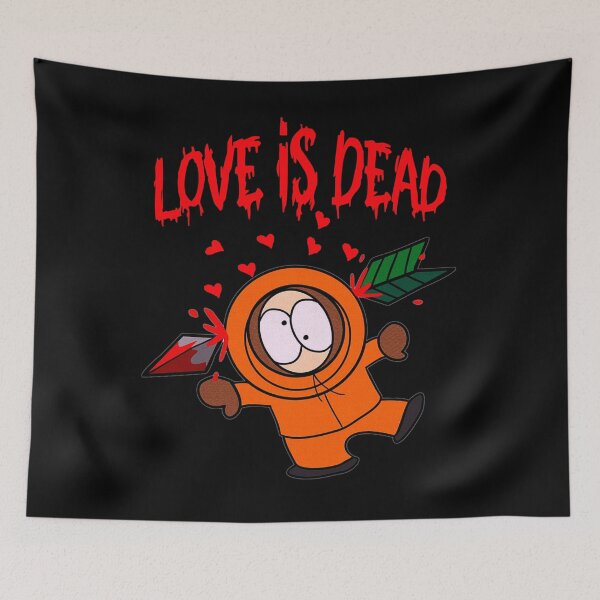 Item preview, Love Is Dead | Kenny | South Park designed and sold by Crimson Dawn.
