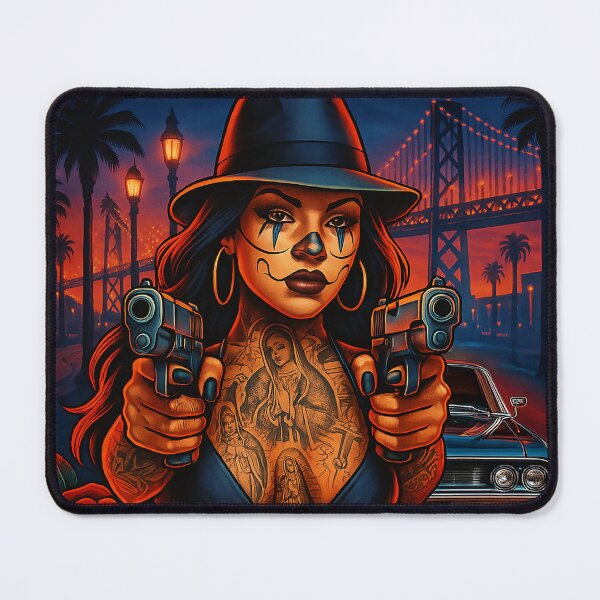Item preview, From the Cradle to the Grave – Chicano Street Queen designed and sold by DyfunctionalTee.