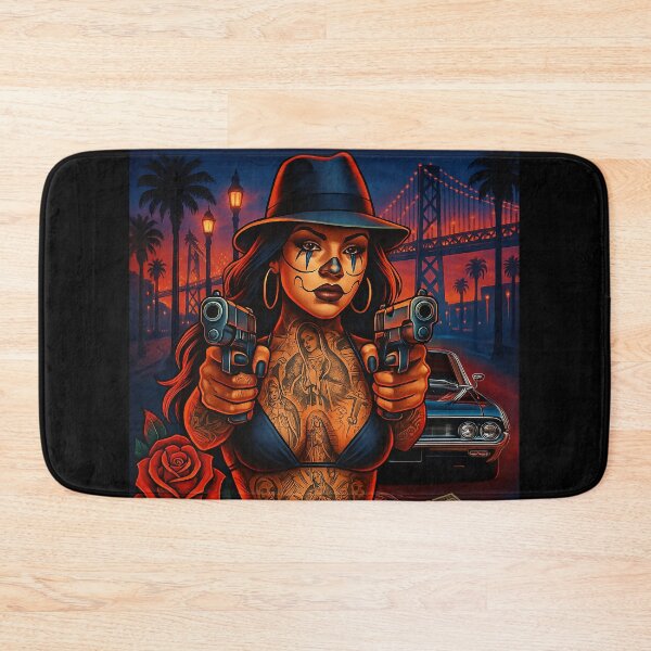 Item preview, From the Cradle to the Grave – Chicano Street Queen designed and sold by DyfunctionalTee.