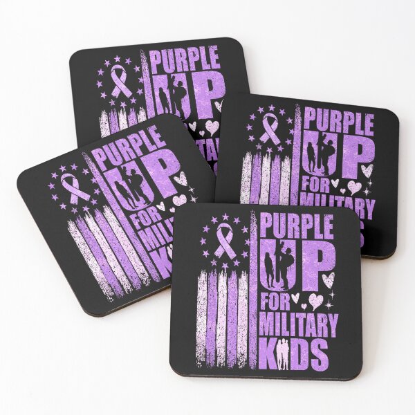 Item preview, Purple Up for Military Kids Military Child Month designed and sold by BlightedArt.