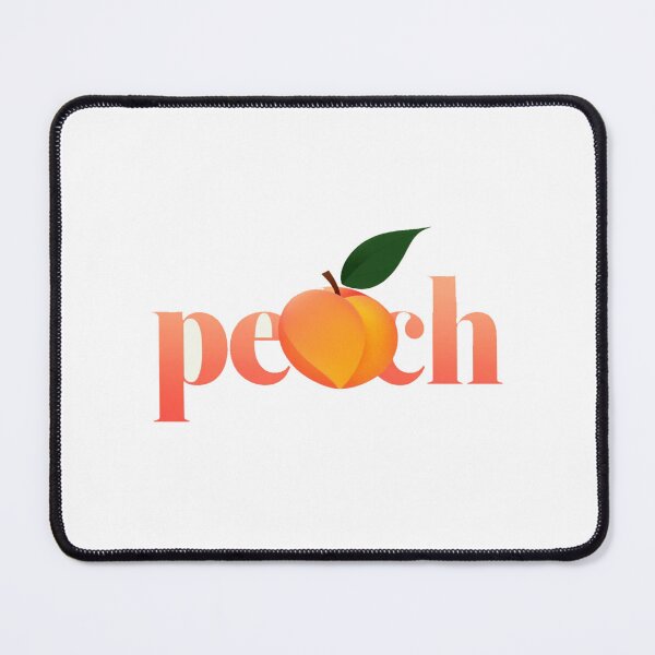 Item preview, Peach Aesthetic Word Art Design • Cute Fruit Typography • Soft Pink Peach Illustration for Stickers & Prints designed and sold by Bright Nest Studio.